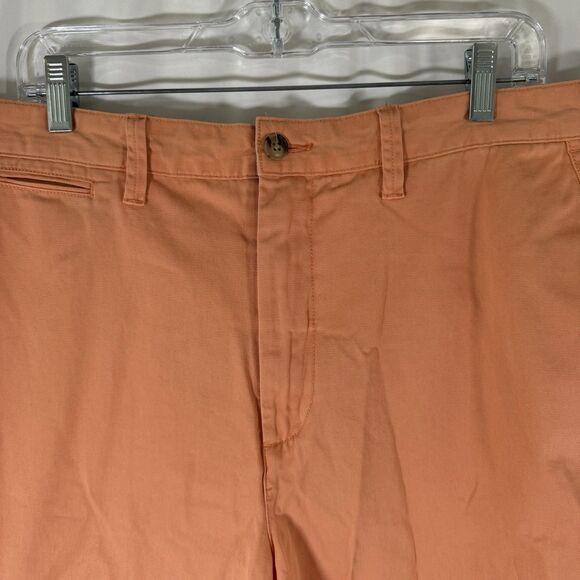Polo Ralph Lauren Shorts Mens 38 Orange Flat Front Relaxed Fit 10" Inseam Cotton - Picture 2 of 14